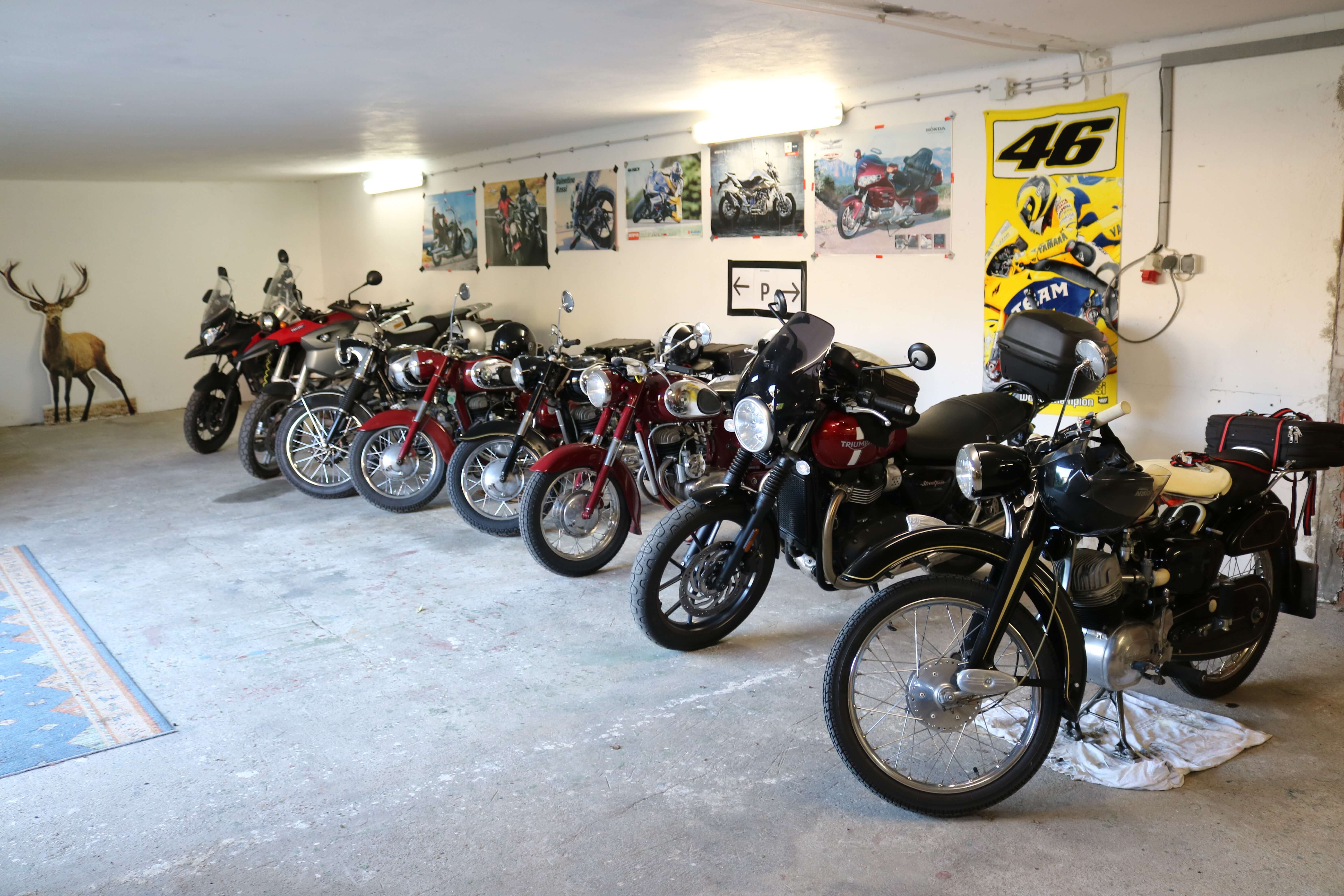 Sicheres Parken Motorradurlaub Kärnten